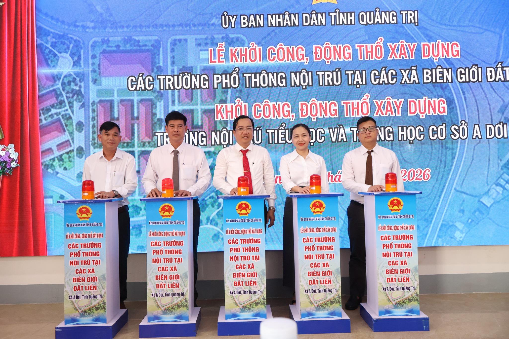 A Dơi khởi công xây dựng Trường phổ thông nội trú Tiểu học và THCS